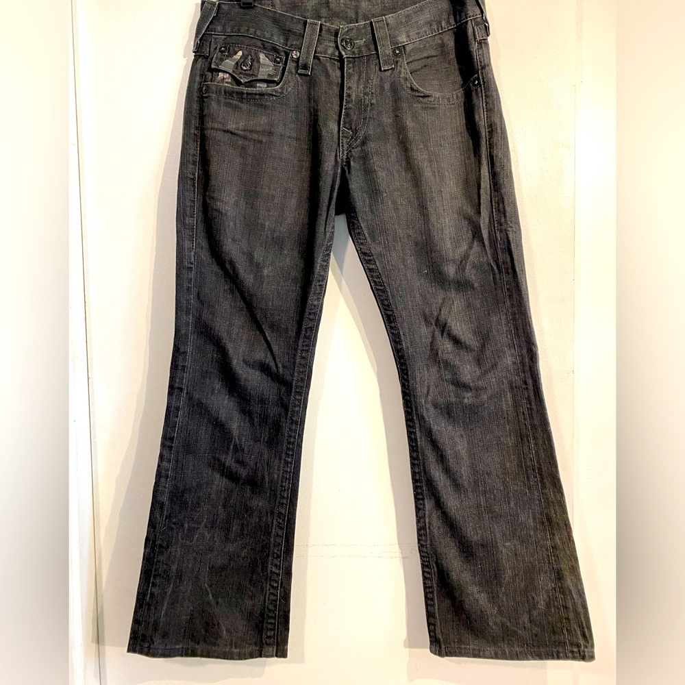 True Religion Black Mens Jeans Size 31